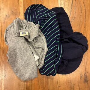 Blue snail Velcro swaddles